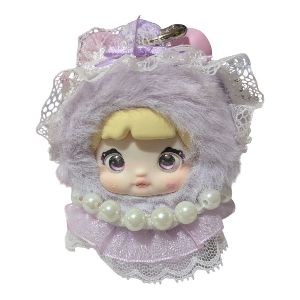 Nommi Sweet Bunny Charm Plush Doll Purple Kawaii Blind Box Figure - Picture 3 of 4
